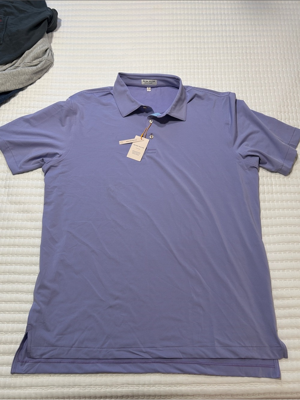Peter Millar Men's Lavender Performance Polo